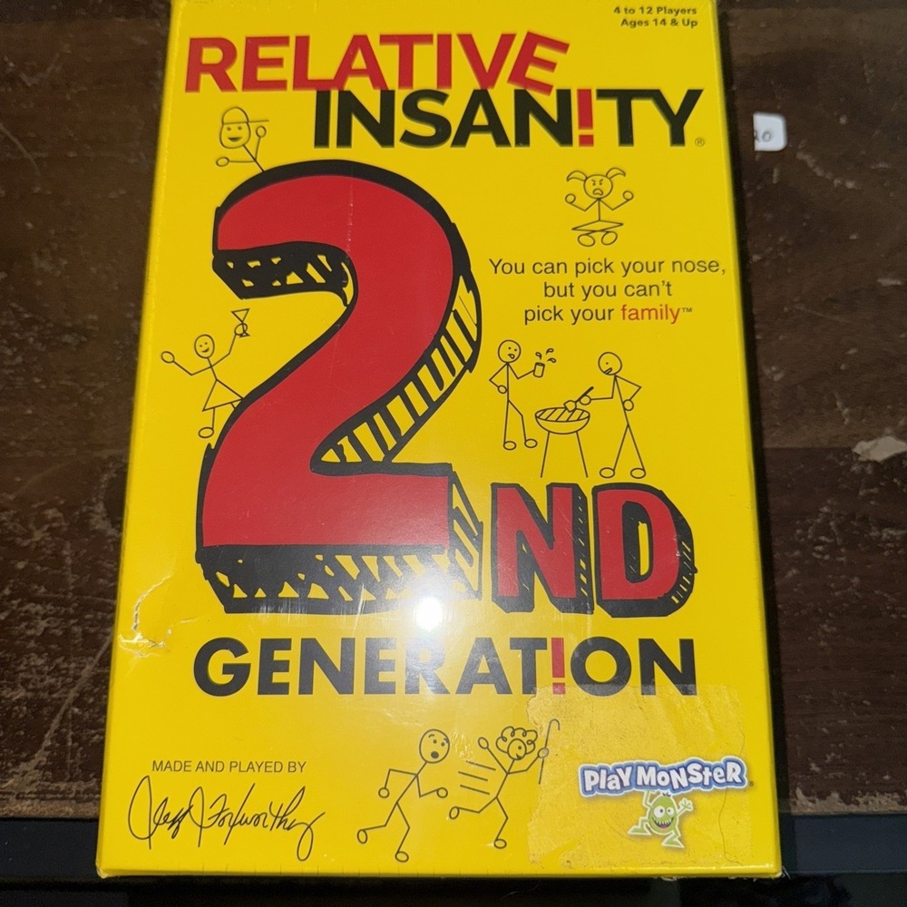 PlayMonster Relative Insanity 2nd Generation Party Game by Jeff Foxworthy